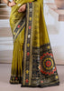Palm Green Patola Silk Saree