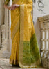 Cyber Yellow Woven Patola Silk Saree