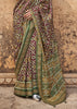 Medium Green Printed Patola Saree