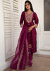 Wine Zari Embroidered Suit Set (10702047445185)