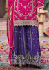 Pink And Purple Embroidered Designer Suit Set