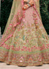 Pink Heavy Embroidered Designer Lehenga