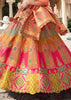 Multicolor Banarasi Silk Embroidered Lehenga