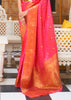 BERRY PINK AND GOLD WOVEN KANJIVARAM SAREE (6946409218241)