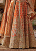 Rust Orange Heavy Embroidered Designer Lehenga