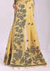 Vanilla Yellow Woven Cotton Linen Silk Saree