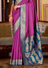 Orchid Purple Banarasi Soft Silk Saree