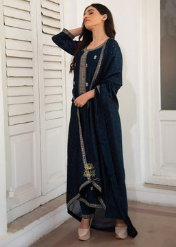 Teal Treasure Embroidered Suit (10702838792385)