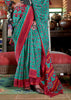 Fair Green Printed Patola Silk Saree