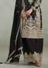 Caviar Black Embroidered Plazzo Set