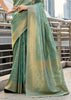 Spectra Green Woven Kanjivaram Silk Saree