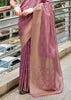 Festive Purple Woven Kanjivaram Silk Saree