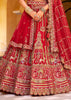Rani Pink Heavy Embroidered Designer Lehenga