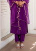 Amethyst Bloom Border Silk Suit (10702038040769)