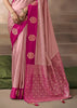 “Exclusive Offer” : Sweet Pink Woven Banarasi Satin Silk Saree