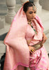 Pastel Pink Woven Banarasi Silk Saree