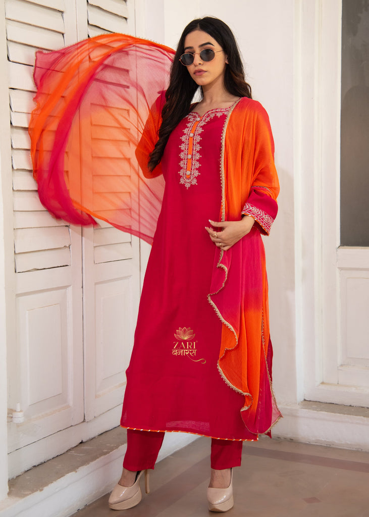 Sunset Bloom Adorn Suit (10702039384257)