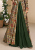 Dark Green Shrug Style Anarkali with Embroidered Work
