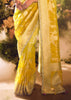 Empire Yellow Banarasi Designer Silk Saree With Embroidered Blouse