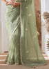 Pre Order: Saga Green Designer Silk Saree
