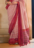 Red Printed Soft Silk Saree
