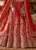 Wedding Red Heavy Embroidered Designer Lehenga