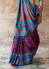 Royal Purple Patola Printed Silk Saree