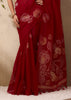 Classic Red Woven Soft Silk Saree