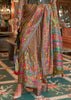 Mount Brown Madhubani Printed Saree