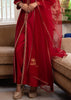 Crimson Lattice Adorn Suit Set (10702022082753)