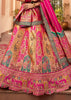 Royal Pink Banarasi Silk Embroidered Lehenga