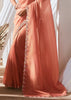 Pre Order: Peach Pink Designer Silk Saree