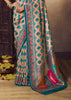 Breeze Blue Woven Soft Silk Saree