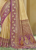 Safari Beige Woven Kanjivaram Silk Saree