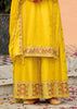 Blazing Yellow Embroidered Designer Suit Set