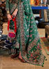 Hunter Green Printed Soft Silk Saree