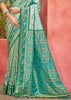 Ceramic Green Woven Kanjivaram Silk Saree