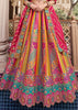 Multicolor Banarasi Silk Embroidered Lehenga