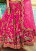 Queen Pink Embroidered Stitched Designer Lehenga