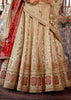 Off White Heavy Embroidered Designer Lehenga