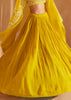 Haldi Yellow Designer Lehenga With Jacket