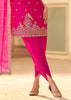 Raspberry Pink Embroidered Designer Suit Set