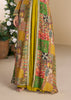 Antique Yellow Shrug Style Anarkali with Embroidered Work