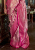 Paradise Pink Dual Tone Kanjivaram Silk Saree