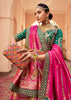 Royal Pink Banarasi Silk Embroidered Lehenga