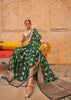 Classic Green Woven Banarasi Georgette Silk Saree