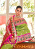 Jhanvi : Banarasi woven saree the shade of Green (9944109940929)