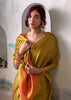 Mehndi Green Woven Tissue Silk Saree