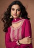 Magenta Pink Heavy Embroidered Sharara Set