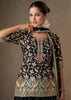 Desire Black Embroidered Plazzo Set